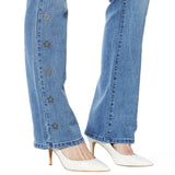 DG2 by Diane Gilman Women's Star Classic Stretch Boot Cut Jeans