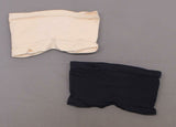 Rhonda Shear LOT OF 2 Underwire Bandeau Removable Pads Bra Nude/ Black 1X
