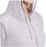 Weatherproof Vintage Women's Lightweight Slub Knit Hoodie T-Shirt