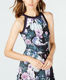 INC International Concepts Women's Floral Varsity-Stripe Maxi Dress