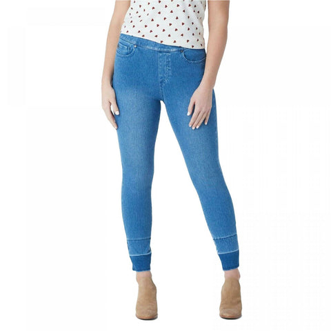 Belle by Kim Gravel Women's Flexibelle Wide Release Hem Jeggings