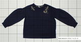 A New Day Women's Embellished Crane Pullover Sweatshirt Navy XXL