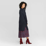 A New Day Women's Long Sleeve Ribbed Cuff Open Layer Sweater Cardigan