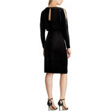 Ralph Lauren Women's Velvet Slit Sleeve Dress
