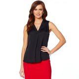 Vince Camuto Women's Pleat Front Tank Blouse