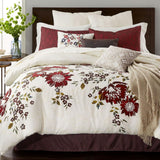 Martha Stewart Scarlet Meadow 10-Piece Queen Size Comforter Set