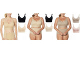 Rhonda Shear Women's Plus Size 2 Pack Molded Cup Bras With Mesh Back Detail