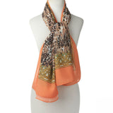DG2 by Diane Gilman Women's Square Chiffon Printed Scarf
