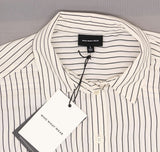 Who What Wear Women's Long Sleeve Ruffle Cuff Stripe Blouse
