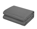 Chic Home 3-Piece Queen Size Weaverland Quilt Set : Bedspread And Shams Gray