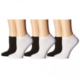 HUE Women's 6 Pack Air Cushion No Show Socks