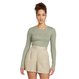 A New Day Women's Fitted Long Sleeve Crew Neck T-Shirt