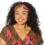 IMAN Women's Boho Chic Knit Maxi Dress With Head Wrap