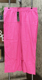 DG2 by Diane Gilman Women's Plus Size SoftCell Chambray Wide Leg Pants