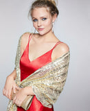 Sequin Hearts Women's Double Strap Dress Prom Gown