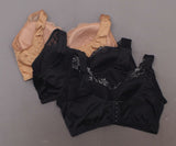 New Rhonda Shear LOT OF 3 "Betty" Pin-Up Bra With Pads. 709329-Plus-NEW 2X