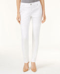 INC International Concepts Women's INCEssentials Skinny Jeans White 12