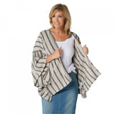 Laurie Felt Women's Flutter Sleeve Open Front Kimono Top