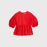 Prologue Women's Puff Short Sleeve Poplin Top 566812