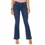 NWT Colleen Lopez Women's Released Hem Flare Jeans. 695851