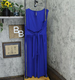 Du Jour Plus Petite Cropped Wide Leg Knit Jumpsuit With Tie Waist