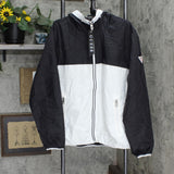 Guess Men's Colorblocked Hooded Windbreaker