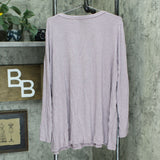 LOGO by Lori Goldstein Women's Plus Size Knit Top With Bell Sleeve