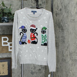 Karen Scott Women's Embellished Christmas Sweater