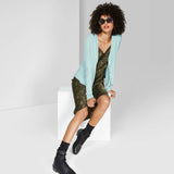 Wild Fable Women's Long Sleeve V-Neck Button Front Thermal Top
