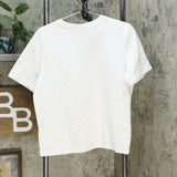 Fila Women's Short Sleeve Crew Neck Jersey T-Shirt White Medium