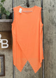 G by Giuliana Women's Asymmetric Hem Tank Top