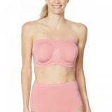 Rhonda Shear Women's Plus Size Underwire Bandeau Bra With Removable Pads