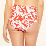 Shade & Shore Women's Sun Coast Cheeky Shiny High Waist Bikini Bottom