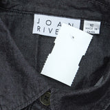 Joan Rivers Regular Length Lighweight Denim Dress with Fringe Hem