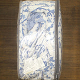 Laura Ashley Veronique 4-Piece Full Comforter Set White / Blue Floral