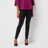 Isaac Mizrahi Live! Tall 24/7 Stretch Solid Ankle Pants Black 14 Tall