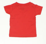 Rabbit Skins nEW Toddler Short Sleeve 100% Cotton T-Shirt Red 6 Months 03125