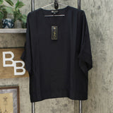 NWT DG2 By Diane Gilman Womens.Dolman Sleeve Shirt Blouse Top. 727411 XL