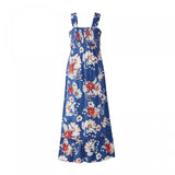 Isabel Maternity by Ingrid & Isabel Floral Sleeveless Smocked Maxi Dress