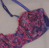 Paramour Women's Ellie Embroidery Unlined Demi Underwire Bra