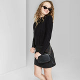 Wild Fable Women's Long Sleeve Mock Turtleneck Sweater
