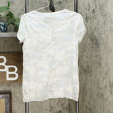 Skinnygirl Women's Exhibit Mixed Media Hi-Low Hem T-Shirt