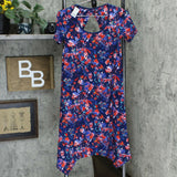 Cuddl Duds Women's Flexwear Short Sleeve Handkerchief Dress