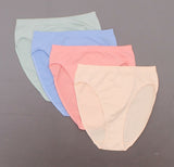 New Rhonda Shear Womens LOT OF 4 "Ahh" Seamless Brief. 700324-NEW Small