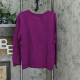 Karen Scott Women's Diamond Cable Knit Sweater