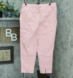 Isaac Mizrahi Live! Plus Tall 24/7 Stretch Crop Pants with Back Slits