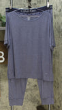 Calvin Klein Underwear Women's Motive T-Shirt Jogger Lounge Pajama Set