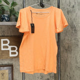 DG2 by Diane Gilman Women's Hi Low Flutter Sleeve T-Shirt