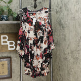 DG2 by Diane Gilman Women's Printed Ruffle Poncho Blouse