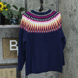 Style & Co Women's Fair Isle Long Sleeve Pullover Sweater